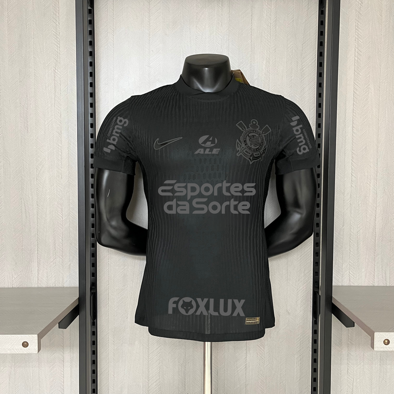 Camisa Corinthians Fora 2024/25 - Versão Jogador All Black