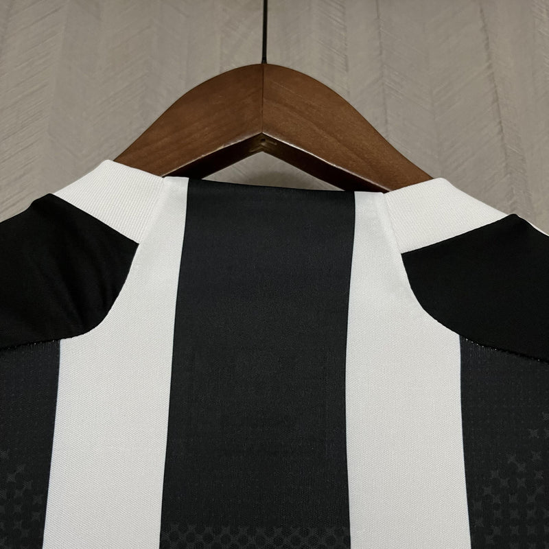 Camisa Atlético Mineiro Titular 24/25 - Versão Torcedor Preto e Branco