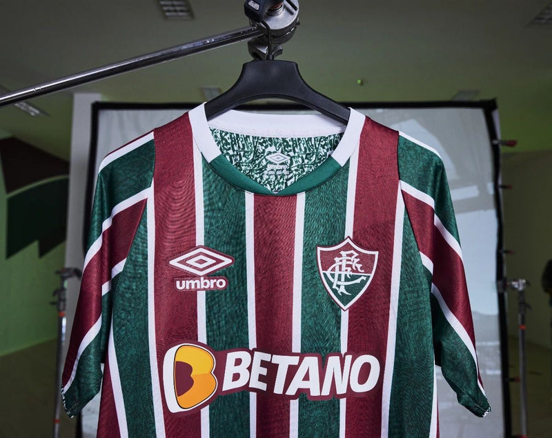 Camisa Fluminense Home 24/25 - Verde e vinho