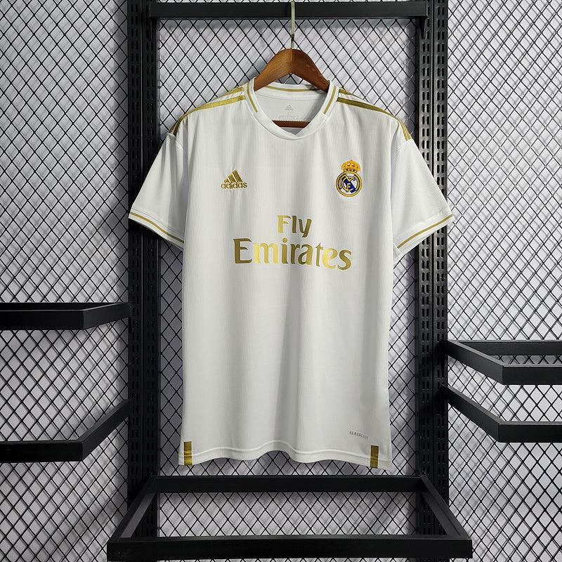 Camisa Real Madrid 2019/20 Adidas Retrô - Branca