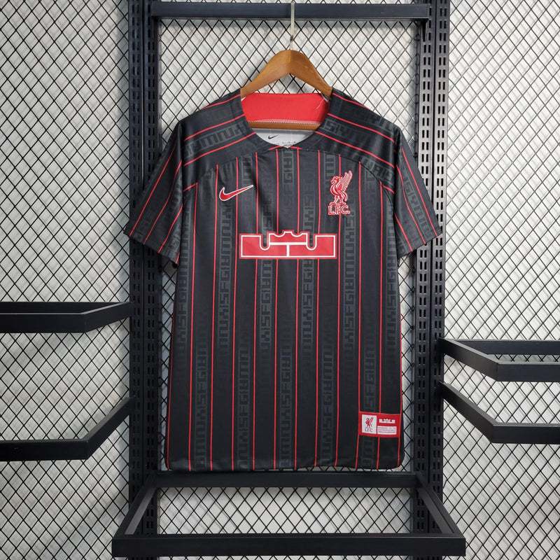 Camisa Liverpool Leblon James 2023 - Preta