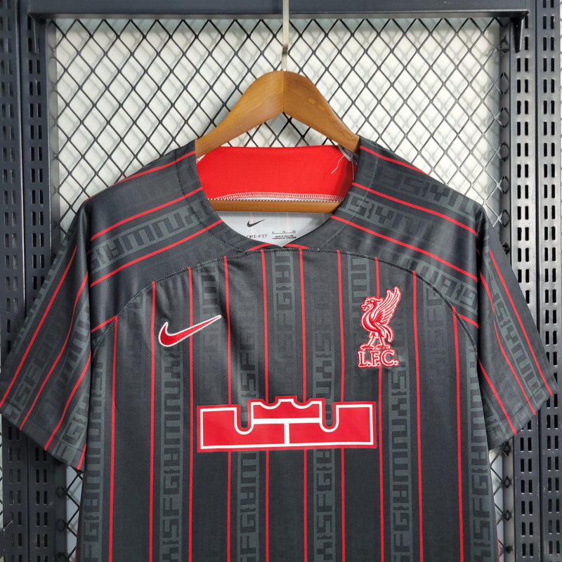 Camisa Liverpool Leblon James 2023 - Preta