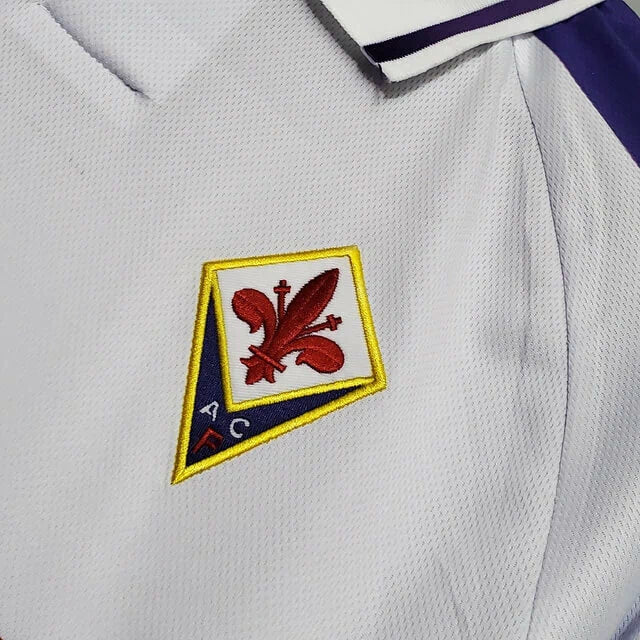 Camisa Retrô Fiorentina II Away 1998/99 Fila Masculino Branco