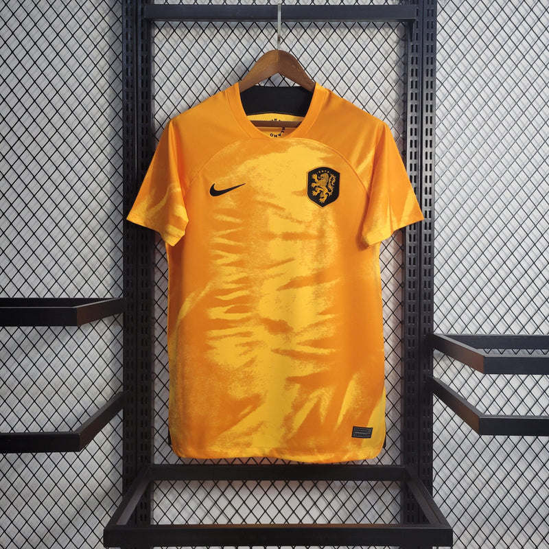 Camisa Holanda Home 2022 - Laranja