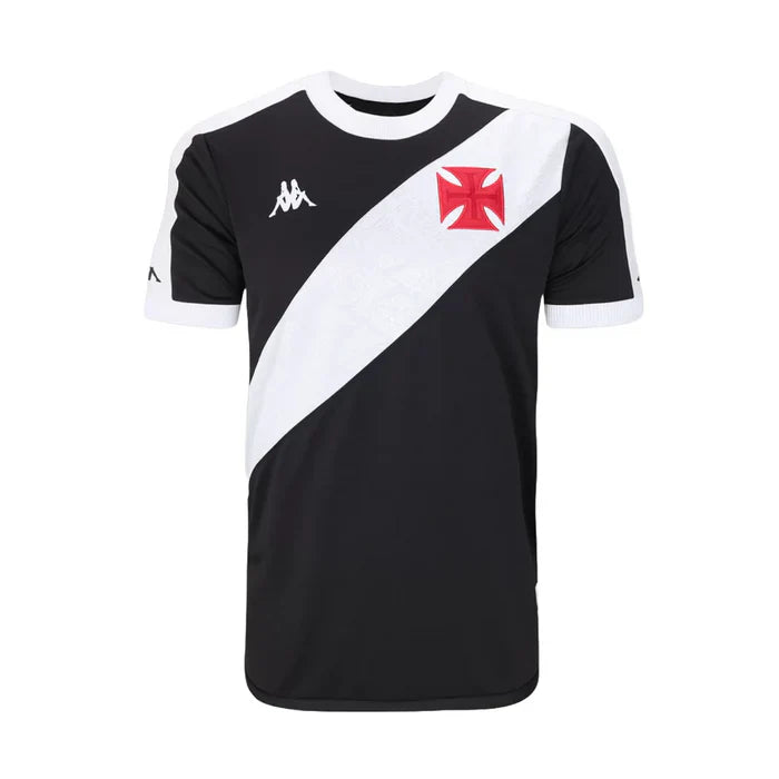 Camisa Vasco Home 24/25 - Preta e branca