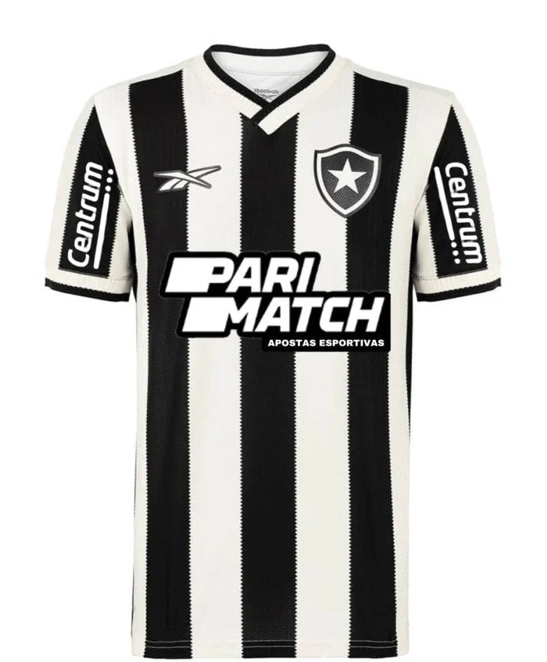 Camisa Botafogo Titular 24/25 - Preta e Branca