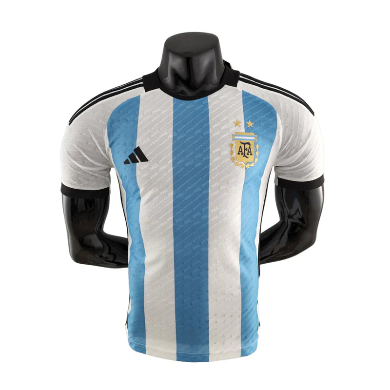 Camisa Argentina I Home 2022/23 Adidas Jogador Masculino Azul e Branco