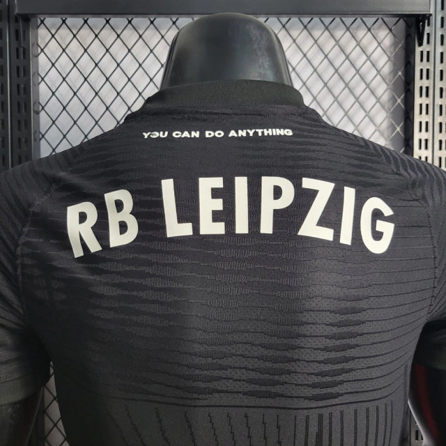 Camisa RB Leipzig 22/23 Nike Masculina Jogador - Preto e Vermelho