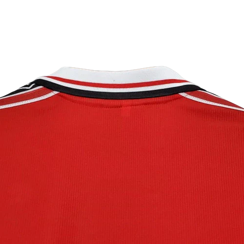 Camisa Manchester United Retrô Manga Longa Umbro 1998/99 Vermelha