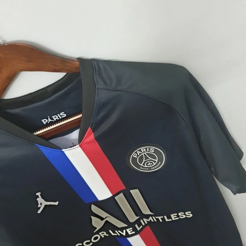 Camisa Retrô PSG III Away Fourth 2019/20 Masculino Preto