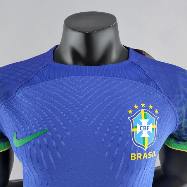 Camisa Seleção Brasileira II 2022 Jogador Nike Masculina - Azul