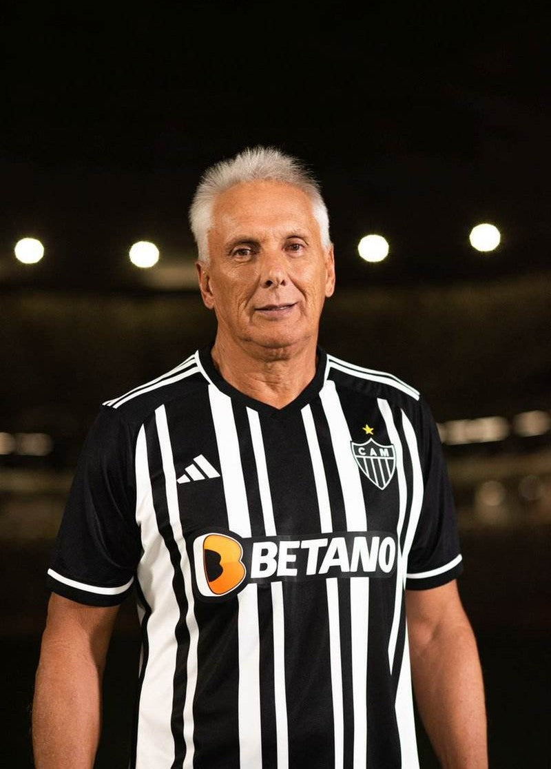 Camisa Atlético Mineiro Titular 23/24 -  Versão Torcedor Preto e Branco