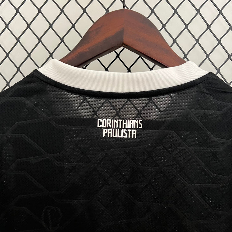 Camisa Corinthians Titular 12/13 - Versão Retrô Preta