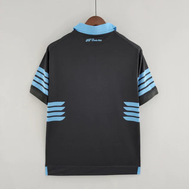 Camisa Retrô Lazio II Macron 2016/17 Masculino Preto