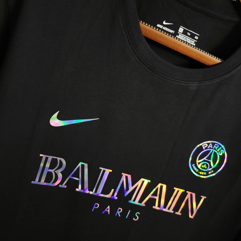 Camisa PSG Balmain - Preta Refletiva