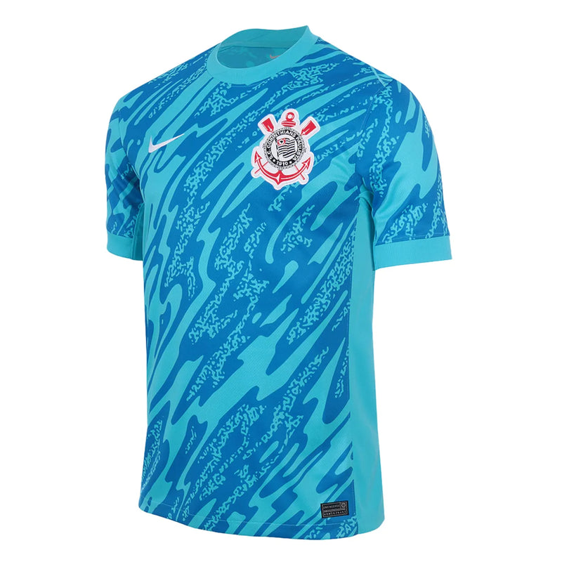 Camisa Corinthians Goleiro 24/25 - Versão Torcedor Azul