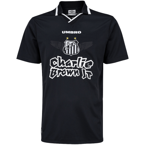 Camisa Santos Charlie Brown Jr. Marginal Alado - Preta