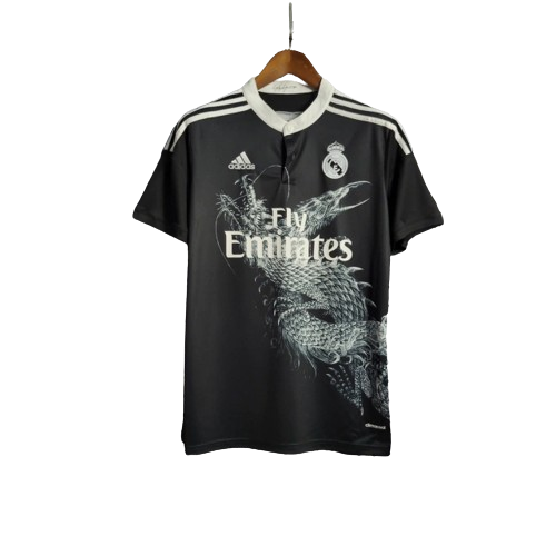 Camisa Retrô Real Madrid III Third Adidas 2014/15 Masculino Preto