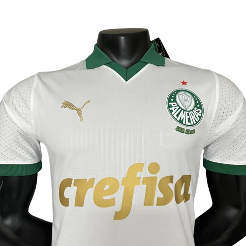 Camisa Palmeiras Puma Jogador 2024/25 Masculino Branco