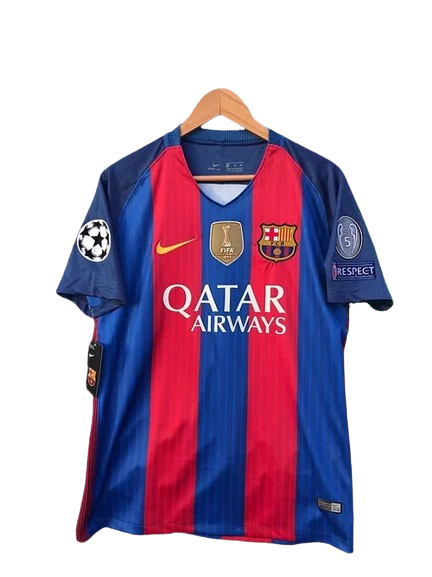 Camisa Retrô Barcelona I Home Nike 2016/17 Masculino Azul Grená