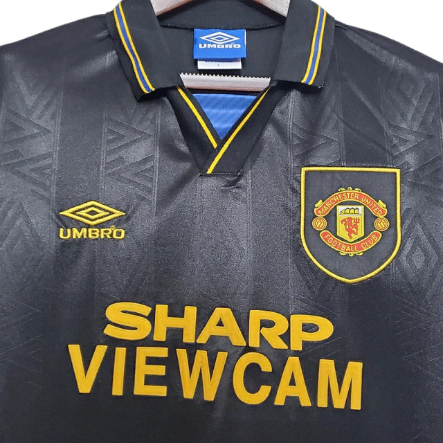 Camisa Manchester United Retrô 1993/1995 Preta - Umbro