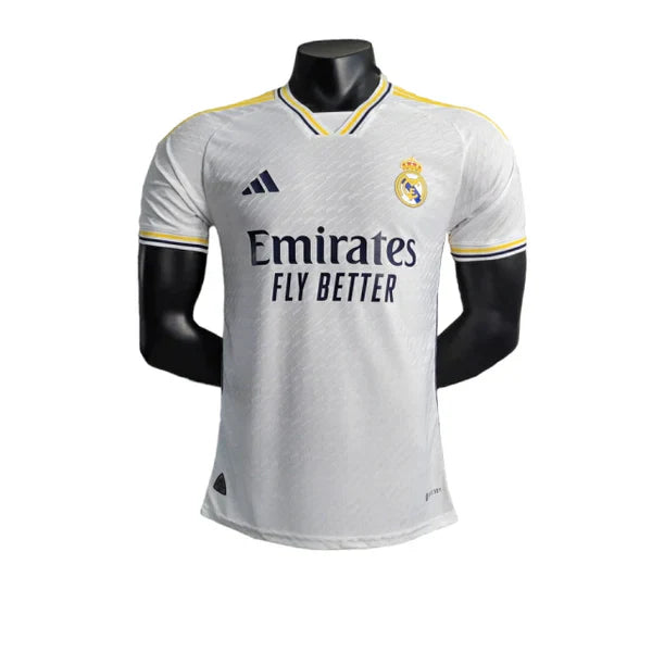 Camisa Real Madrid I 23/24 Jogador Masculina Branca