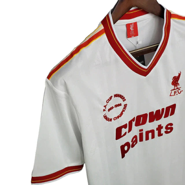 Camisa Liverpool Retrô 1985/1986 Branca