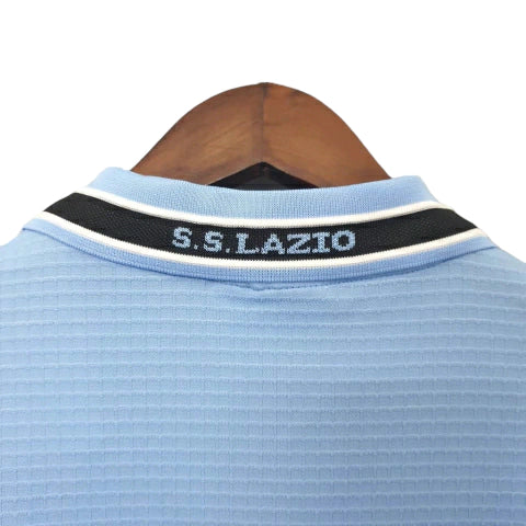 Camisa Lazio Retrô 1999/2000 Azul e Preta - Puma