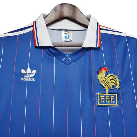 Camisa França Retrô 1982 Azul - Adidas