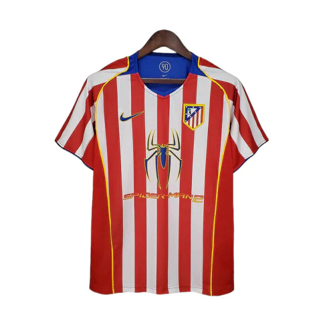 Camisa Atlético de Madrid Retrô 2004/2005 Vermelha e Branca - Nike