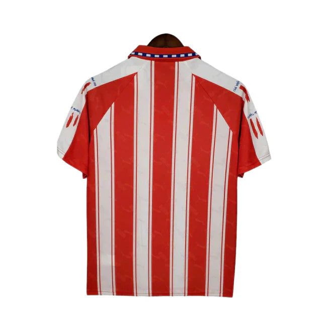 Camisa Atlético de Madrid Retrô 1994/1995 Branca e Vermelha - Puma