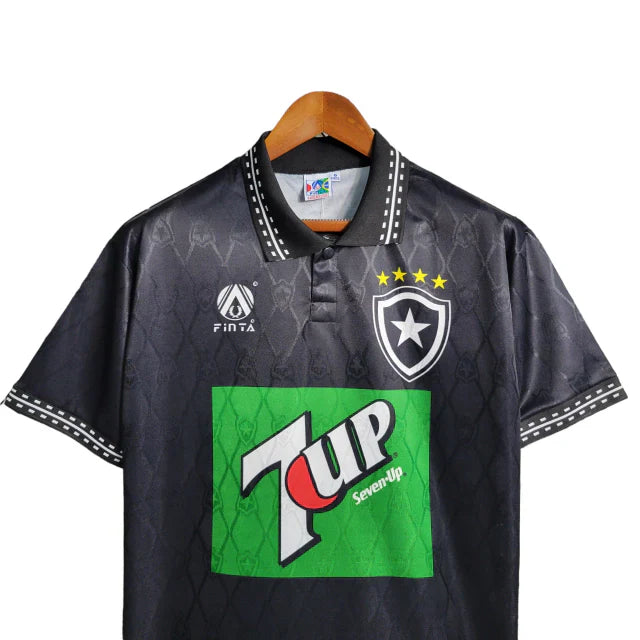 Camisa Botafogo Titular 1995/96 - Versão Retrô Preta 7UP