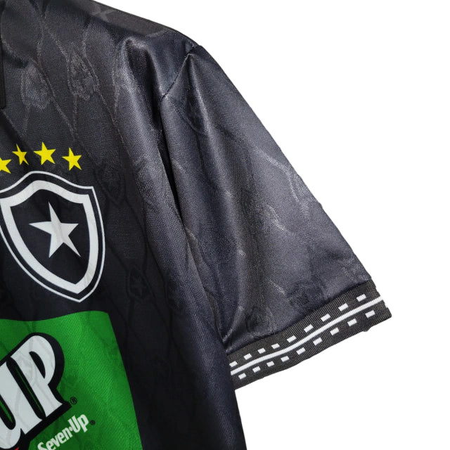 Camisa Botafogo Titular 1995/96 - Versão Retrô Preta 7UP