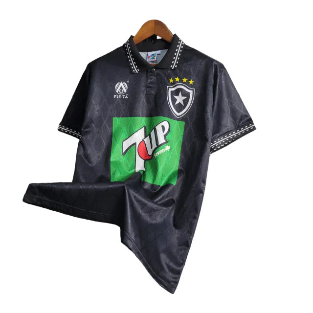 Camisa Botafogo Titular 1995/96 - Versão Retrô Preta 7UP