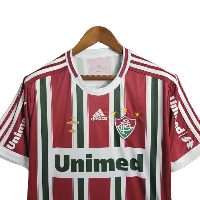 Camisa Fluminense I 2012 Adidas Retro Masculina - Tricolor Unimed