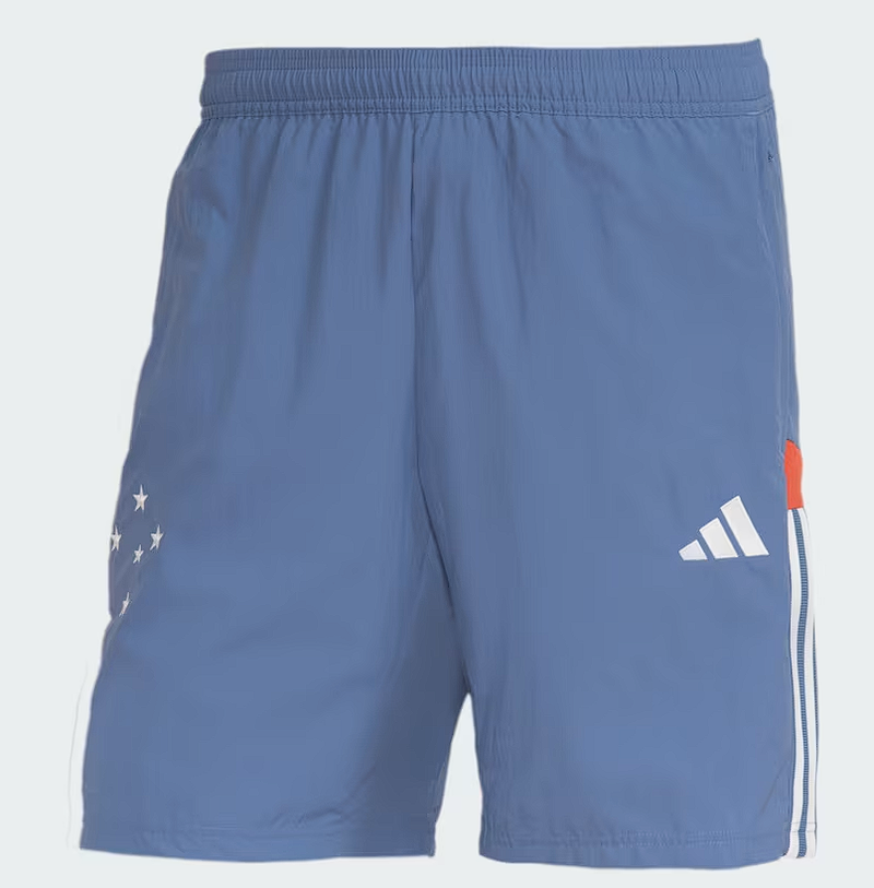 Shorts de Viagem Cruzeiro 24/25 - Azul e Laranja