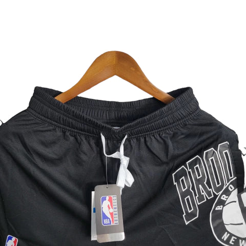 Short NBA Brooklyn 23/24 Masculino - Preto