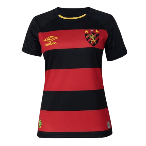 Camisa Sport Recife Home 23/24 Feminina - Vermelha e Preta